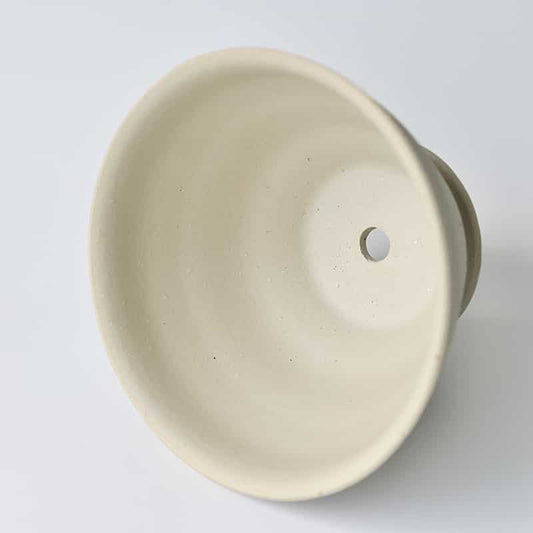 Japanese Rough Sand Bowl Planter - Wabi-Sabi Sand Textured Bowl Planter